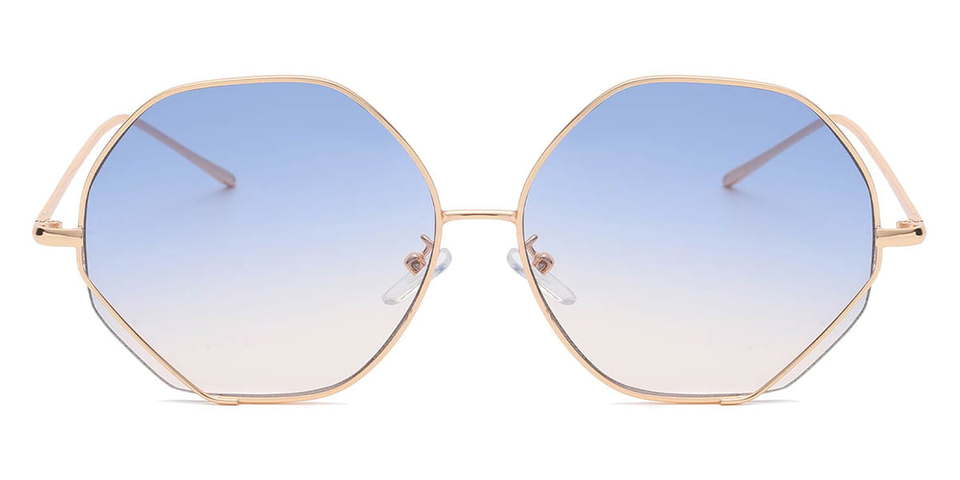 Gold Blue Yellow Patxi - Oval Sunglasses