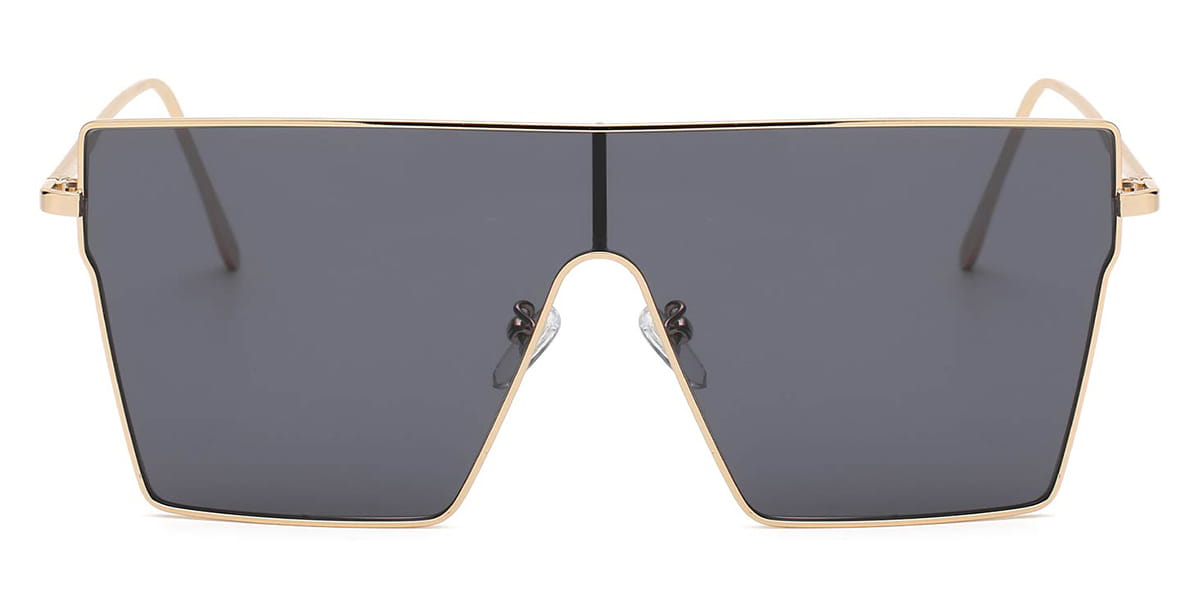 Gold Grey - Square Sunglasses - Priya