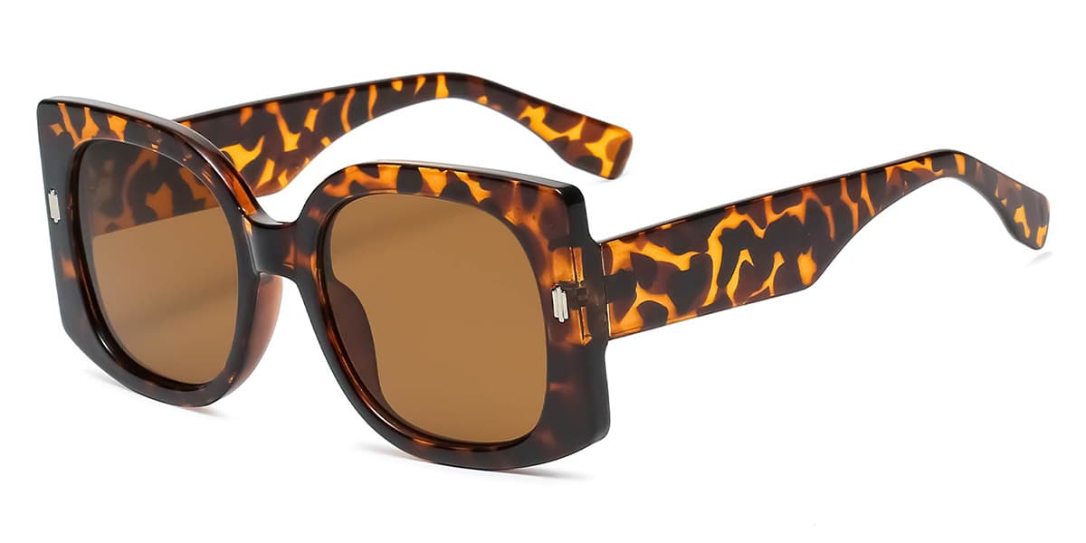Tortoiseshell - Square Sunglasses - Rocio