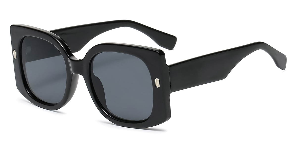 Black - Square Sunglasses - Rocio