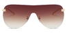 Brown Sioned - Aviator Sunglasses
