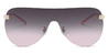 Grey Pink Sioned - Aviator Sunglasses