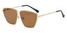 Brown Sorcha - Aviator Sunglasses