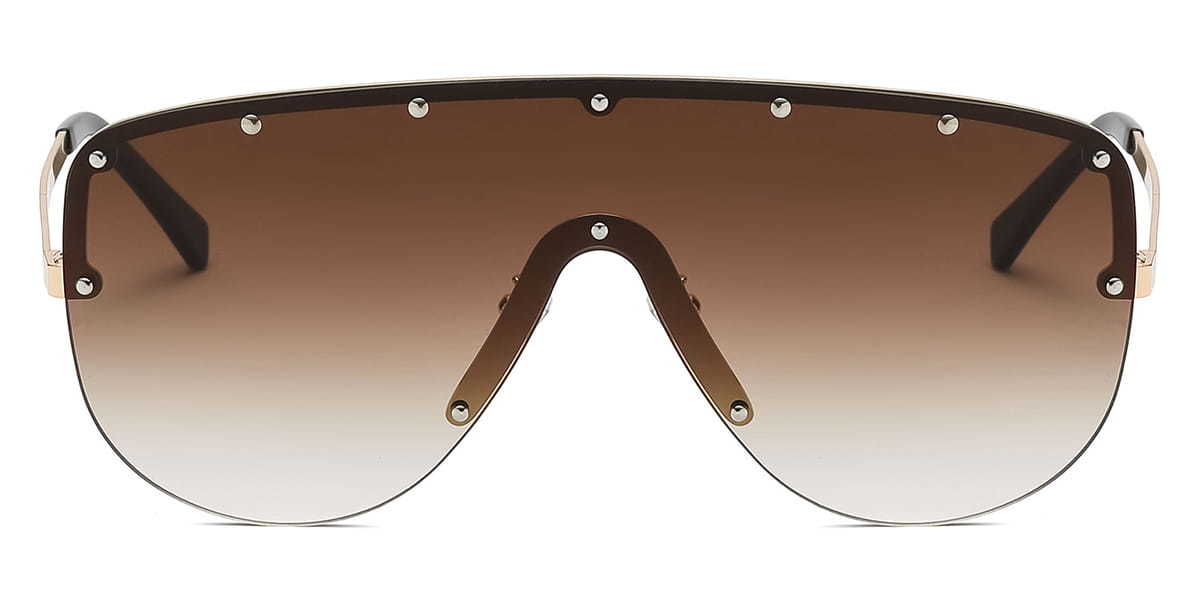 Brown Theone - Aviator Sunglasses