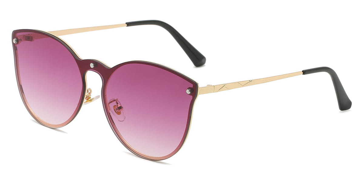Gradual Purple Thierry - Cat Eye Sunglasses