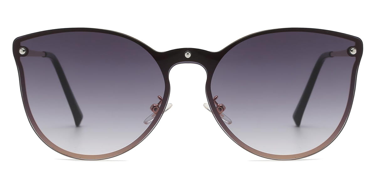 Grey - Cat eye Sunglasses - Thierry