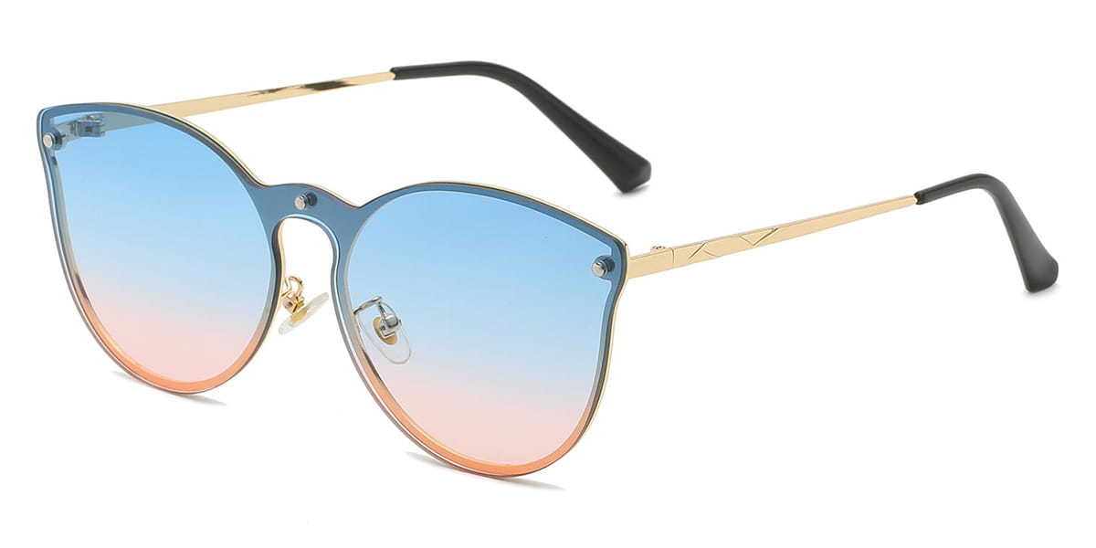 Blue Pink Thierry - Cat Eye Sunglasses