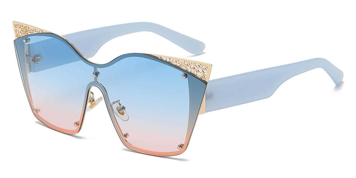 Blue Blue Pink Vigee - Cat Eye Sunglasses