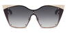 Black Grey Vigee - Cat Eye Sunglasses