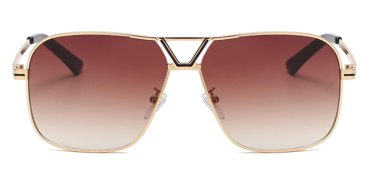 Brown - Aviator Sunglasses - Xuxa
