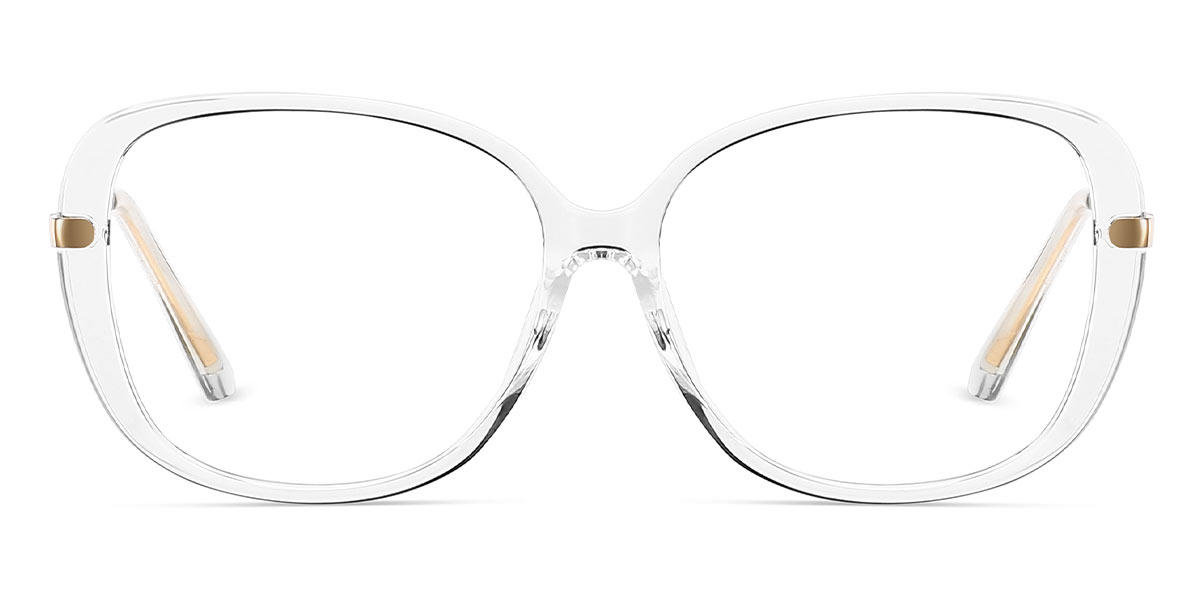 Clear Channing - Oval Glasses