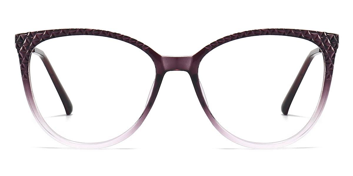 Gradient Purple Adrian - Oval Glasses