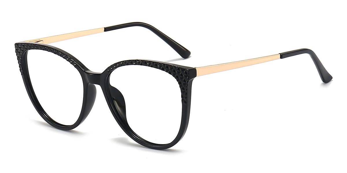 Black - Oval Glasses - Adrian