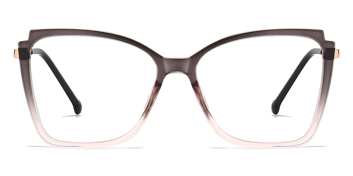 Grey Purple - Square Glasses - Caleb