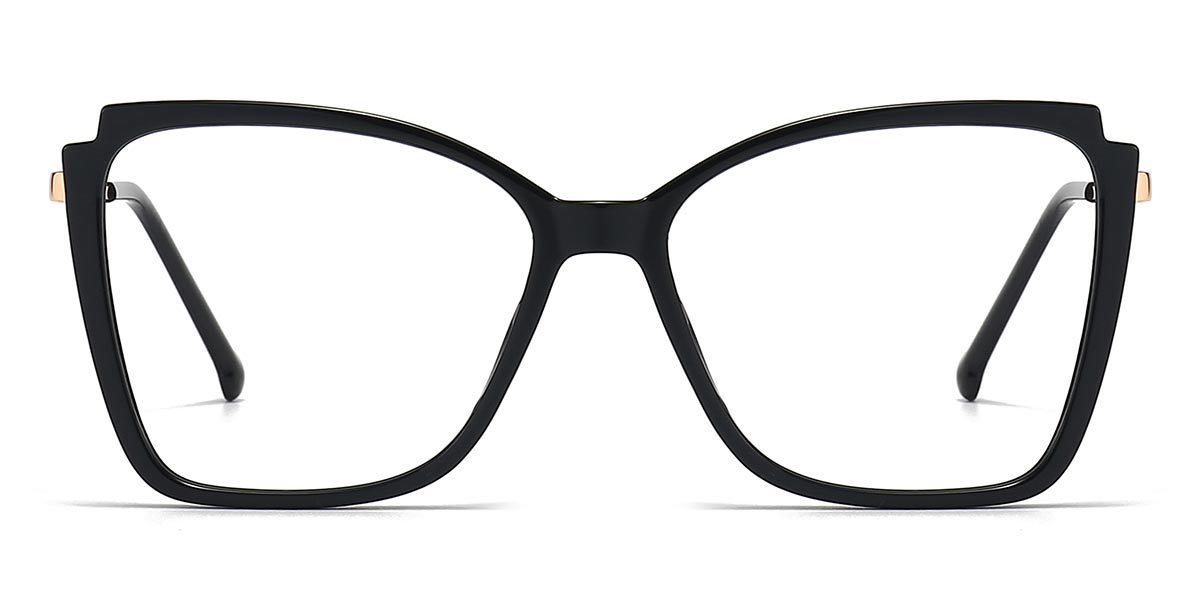 Black - Square Glasses - Caleb