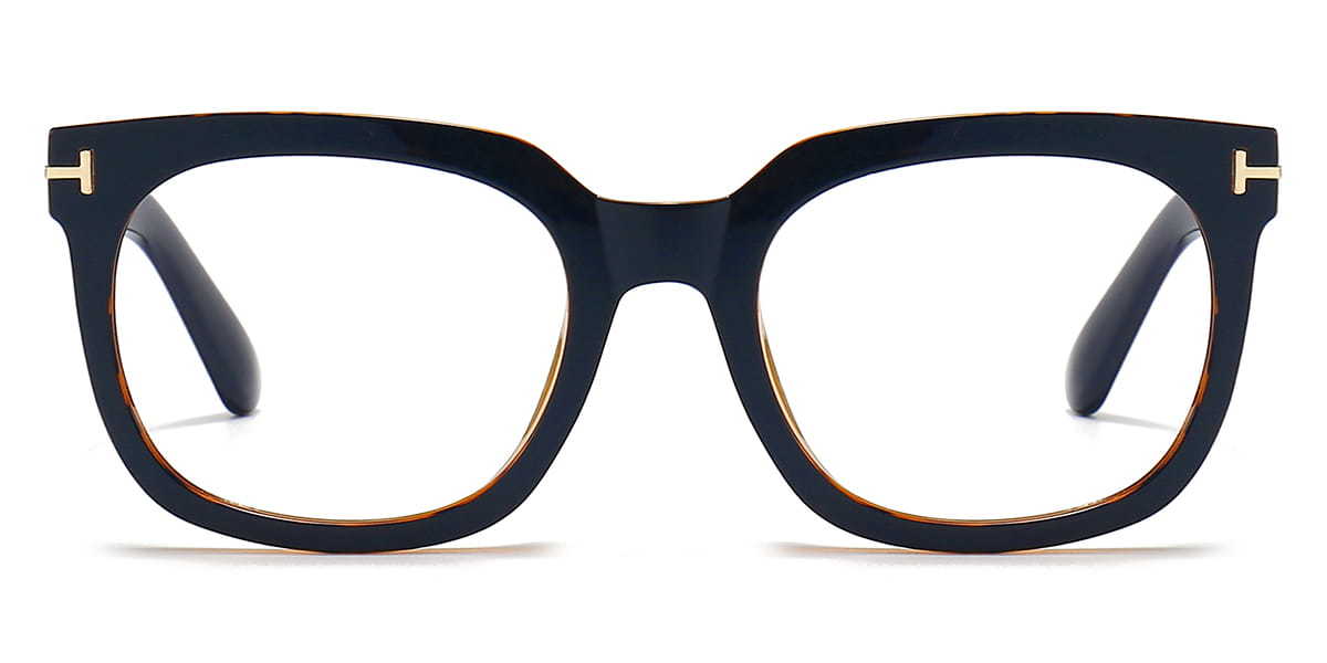 Blue Inez - Square Glasses