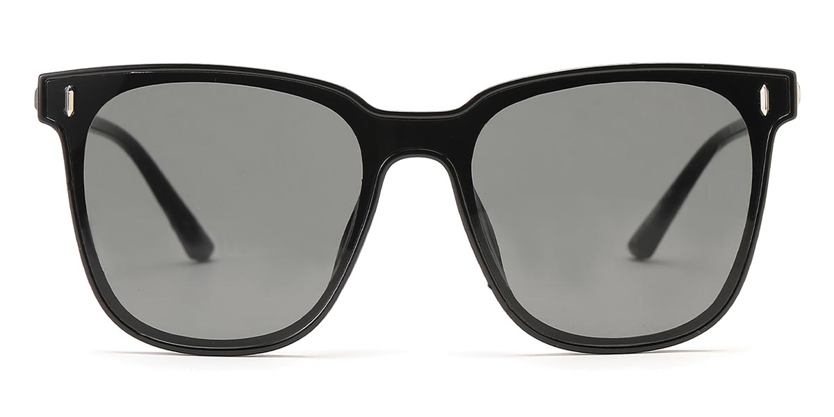 Black - Oval Sunglasses - Samuel