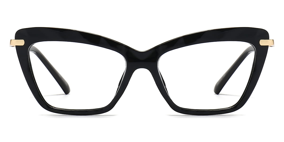 Black - Cat eye Glasses - Iluminada
