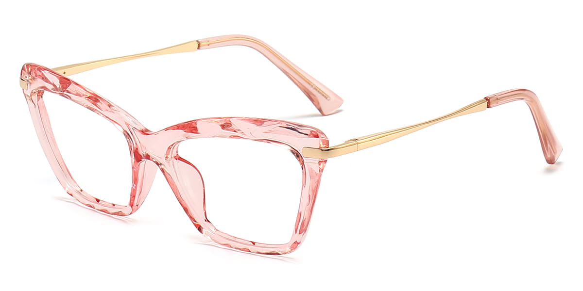 Pink - Cat eye Glasses - Iluminada