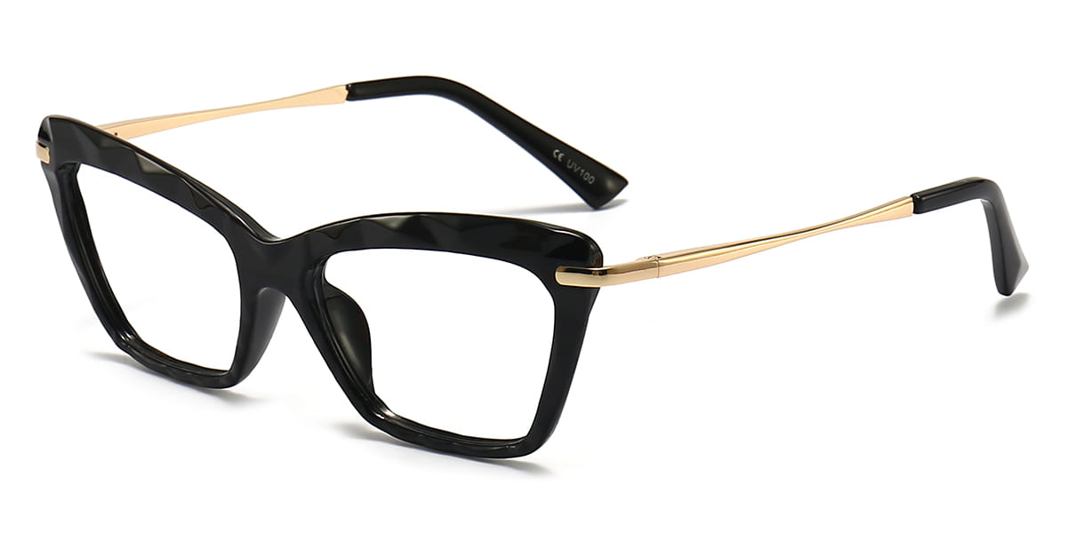 Black - Cat eye Glasses - Iluminada