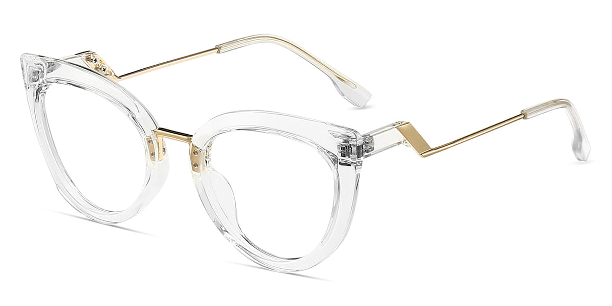 Transparent Marimba - Cat eye Glasses