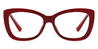 Red Milanka - Cat Eye Glasses