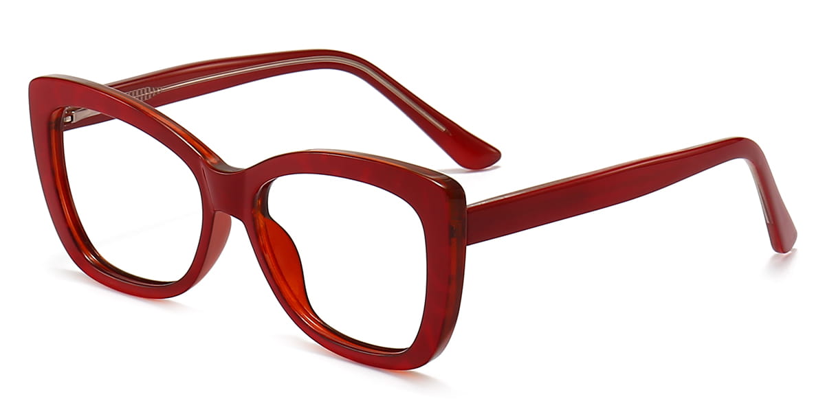 Red Milanka - Cat eye Glasses