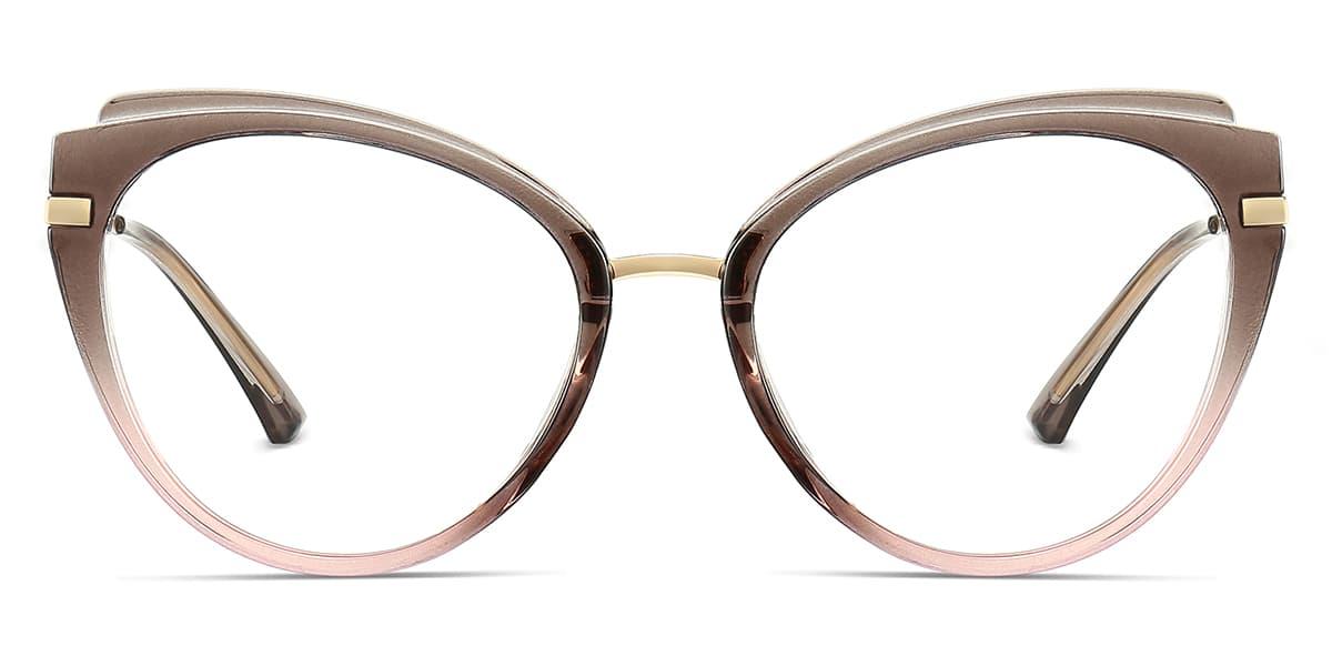 Grey Pink Moshe - Cat Eye Glasses