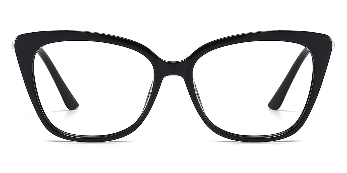 Black Ismay - Cat eye Glasses