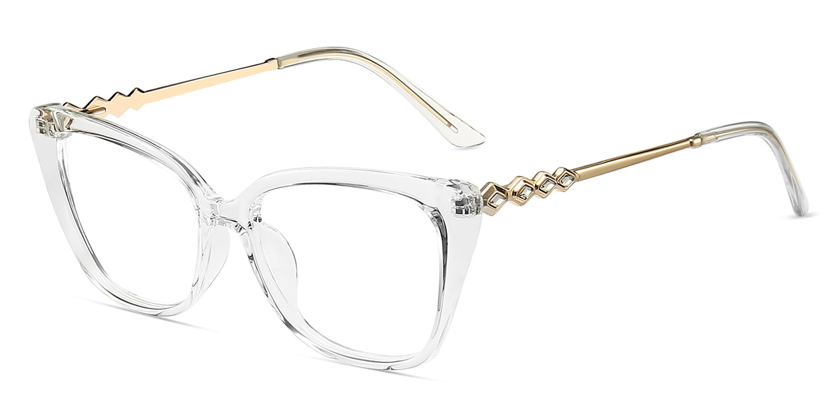 Transparent - Cat eye Glasses - Ismay