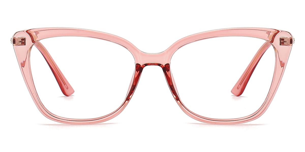 Pink - Cat eye Glasses - Ismay
