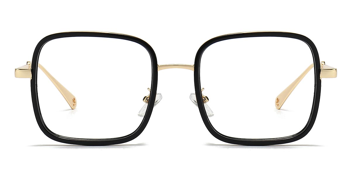 Black - Square Glasses - Lillian
