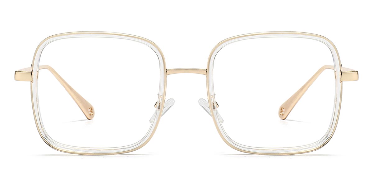 Transparent - Square Glasses - Lillian