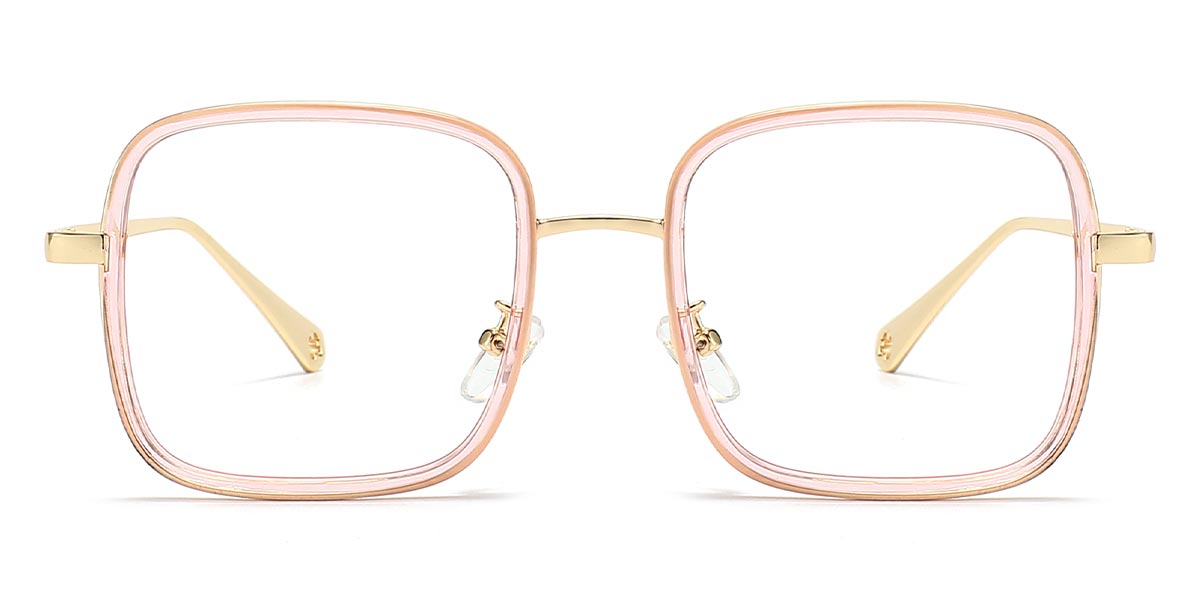Pink - Square Glasses - Lillian