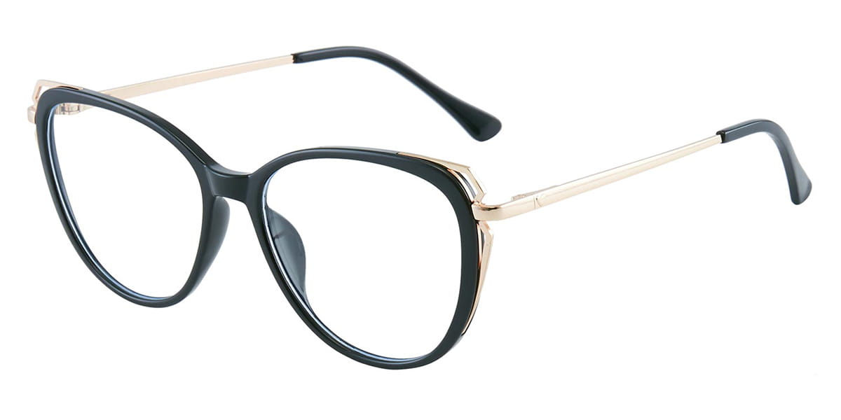 Black - Oval Glasses - Airlia
