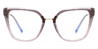 Grey Pink Amadea - Cat Eye Glasses
