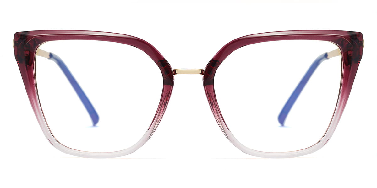 Purple - Cat eye Glasses - Amadea