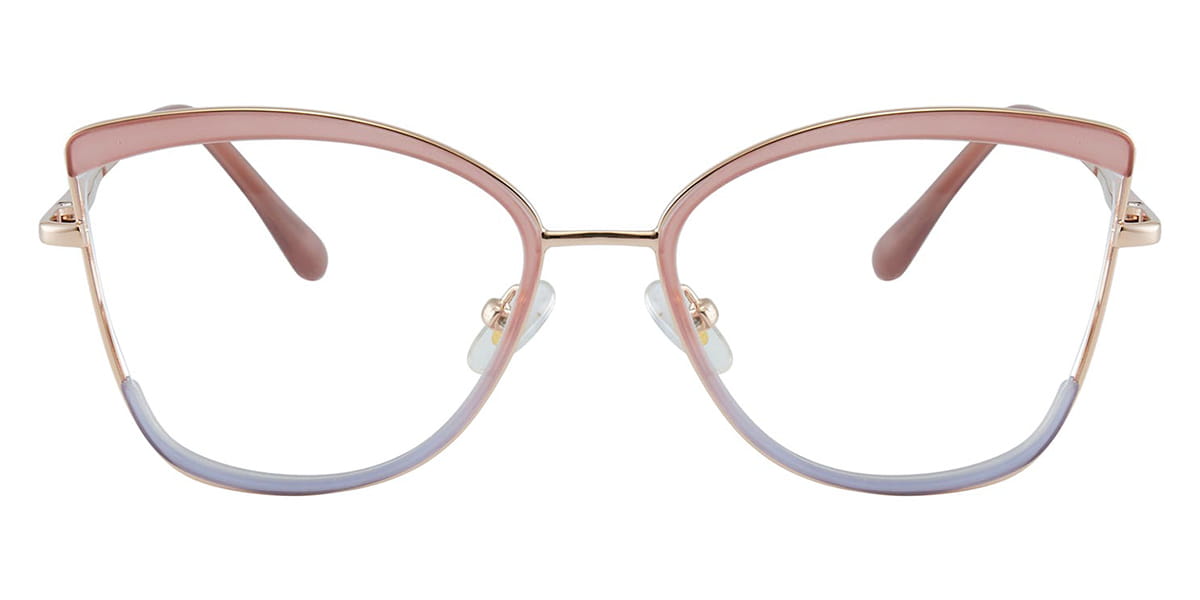 Pink - Cat eye Glasses - Auberon