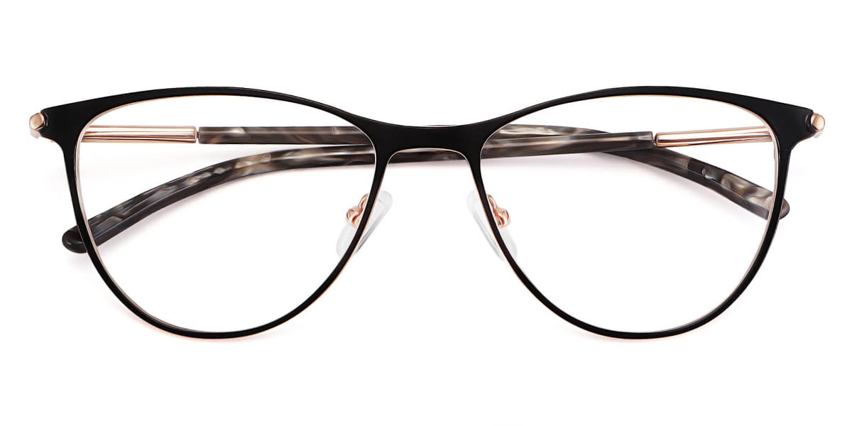 Black - Cat eye Glasses - Beverly