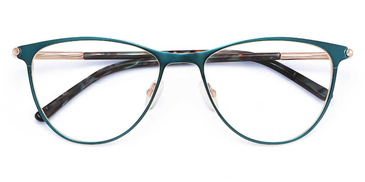 Green Beverly - Cat Eye Glasses