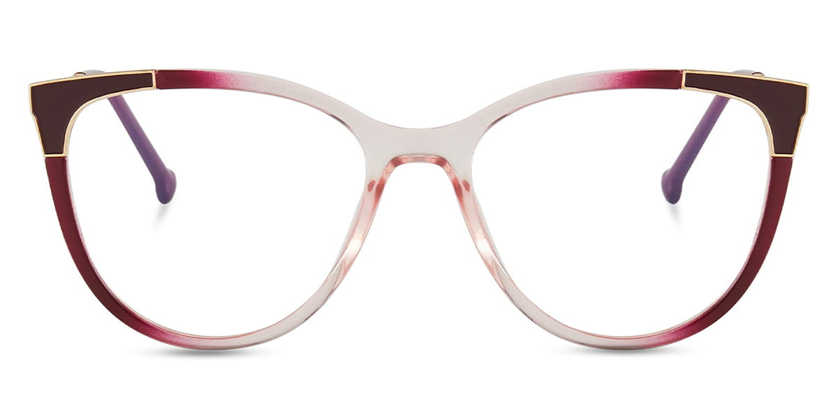 Red - Oval Glasses - Chiara