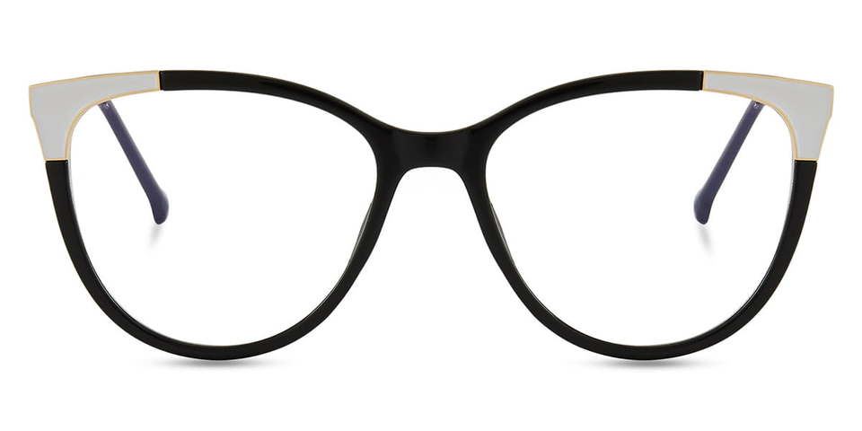 Black Chiara - Oval Glasses