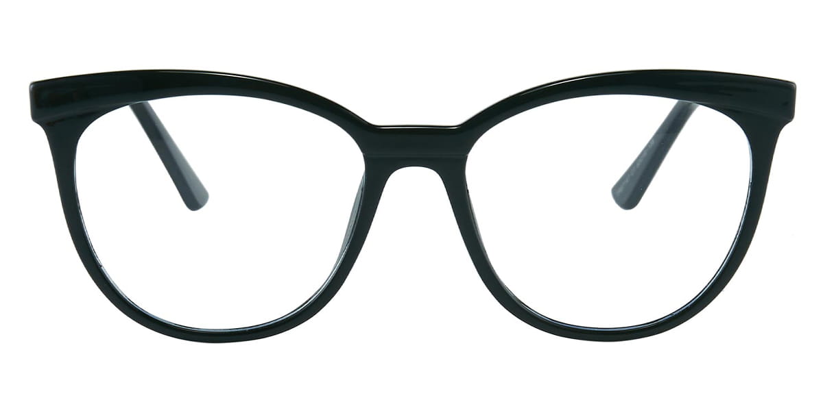 Black - Oval Glasses - Nira