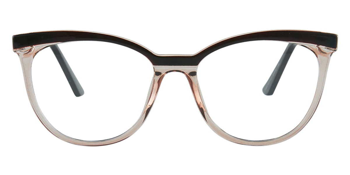 Black Tawny Nira - Oval Glasses