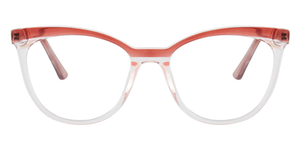 Pink transparent - Oval Glasses - Nira