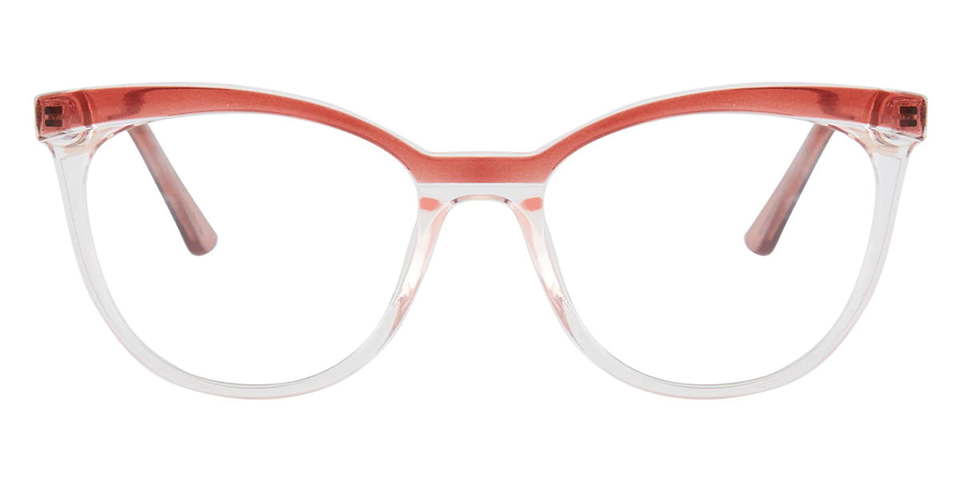 Gradient Red Nira - Oval Glasses