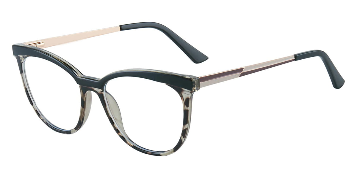 Black Tortoiseshell Nira - Oval Glasses