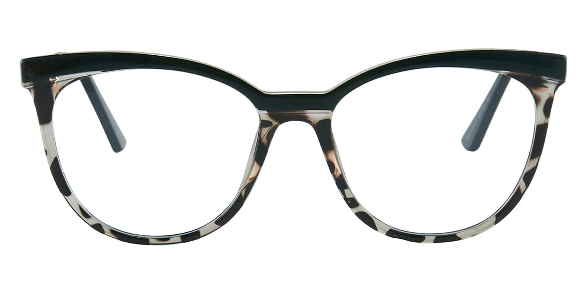 Black Tortoiseshell Nira - Oval Glasses