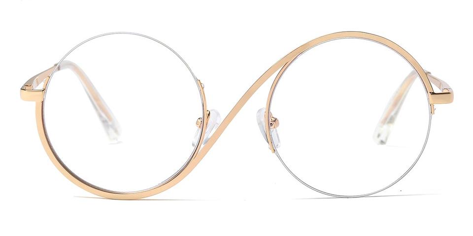Gold Nevaeh - Round Glasses