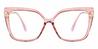 Pink Sarah - Square Glasses